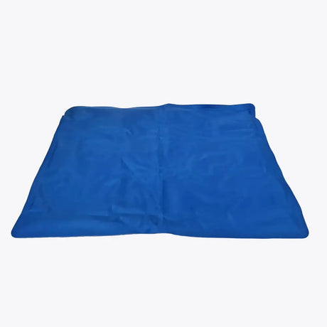 Blue rectangular danish design pet cooling mattress pad designed for keeping pets comfortable and cool