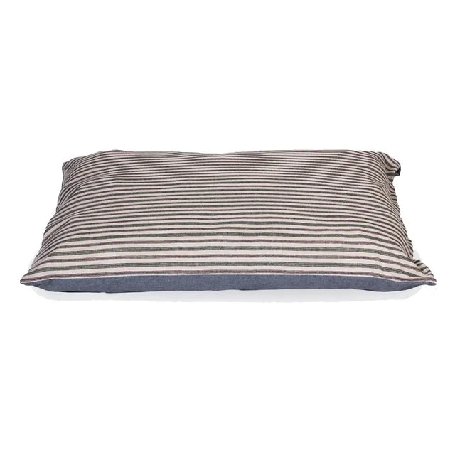 Danish Design Rustic Stripes Deep Duvet Denim Large Denim Dog Beds