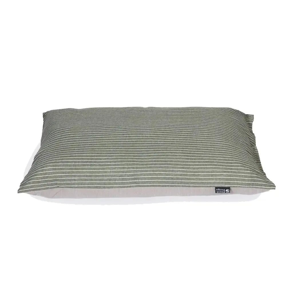 Danish Design Rustic Stripes Deep Duvet Sage Large Sage Dog Beds