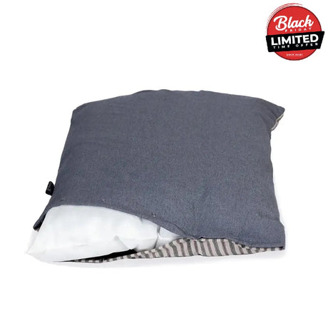 Danish Design Rustic Stripes Duvet Cover Denim Large Denim Dog Beds