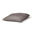 Gray textured cushion with subtle woven pattern for danish design vintage deep duvet dogstooth dog bed cover