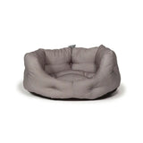 Danish Design Vintage Deluxe Slumber Bed Dogstooth Dog Bed 18" (45 Cm) Grey Dog Bed Barnstaple Equestrian Supplies