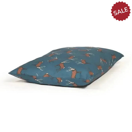 Danish Design Woodland Stag Luxury Deep Duvet Cover Dog Bed Medium Blue Dog Beds