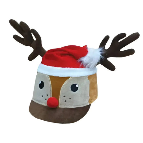 Dasher Reindeer Hat Silk By Equetech Novelty Riding Hat Covers Barnstaple Equestrian Supplies