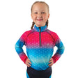 Dazzling Diamond Base Layer by Little Rider Teal/Pink 11-12 Years Base Layers