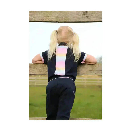 Dazzling Dream Polo Shirt by Little Rider Navy/Pastel 3-4 Years HY Equestrian Riding Apparel & Accessories Barnstaple Equestrian Supplies