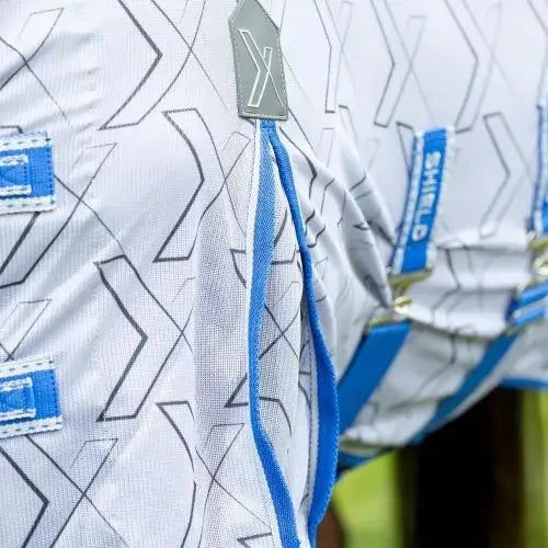 DefenceX Shield Quagga Waterproof Fly Rug With Belly Flap 4'6" Waterproof Fly Rugs