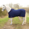 DefenceX System Deluxe Fleece Rug Navy/Red 5'6' HY Equestrian Exercise Sheets Barnstaple Equestrian Supplies