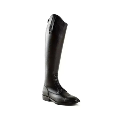 DeNiro Long Riding Boots Salentino Unlaced Black / Black Regal Leather 39 C- XS Quick Black 39 EU / 6 Long Riding Boots