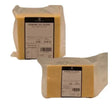 Two pale yellow blocks of devonshire devil selected extra mature cheddar from local dairy farms wrapped in plastic