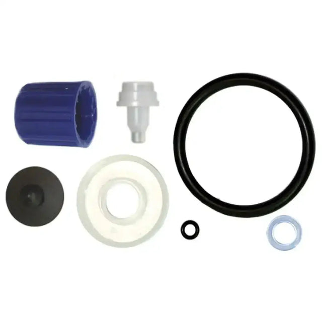 Blue plastic spare gasket with ribbed texture for martino mary 5/10 gasket spare replacement