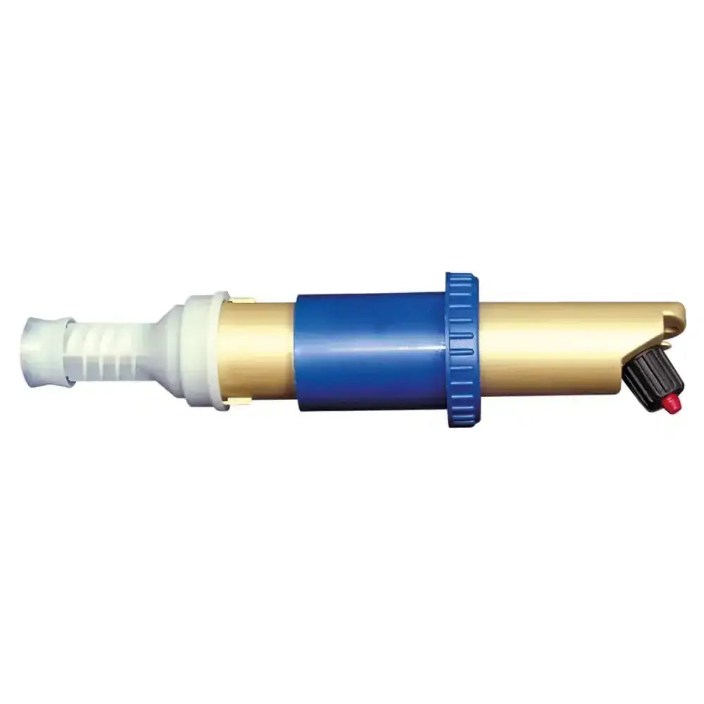 Blue and gold plastic garden hose nozzle with black knob for di martino rosy 12 16 spare piston spare piston use