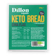 Green and yellow packaged dillon organic chia flax keto bread perfect for a healthy low carb flax keto bread option