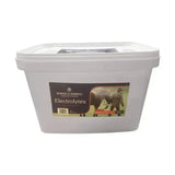 White plastic container of dodson & horrell electrolytes with electrolyte salts specifically designed for horses