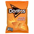 Orange bag of doritos tangy cheese tortilla chips 40g with tangy cheese flavor for snacking