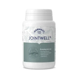 White plastic bottle of dorwest herbs jointwell everyday joint care supplement for dogs and cats