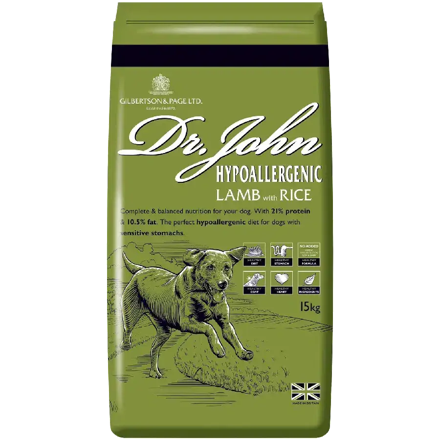 Dr John Hypoallergen Lamb With Rice Dog Food Barnstaple Equestrian Supplies