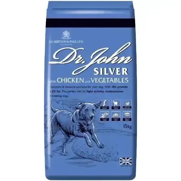 Dr John Silver Chicken Dog Food 15kg 4kg Dog Food