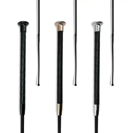Dressage Whip Black Crystal Black Dressage Whips