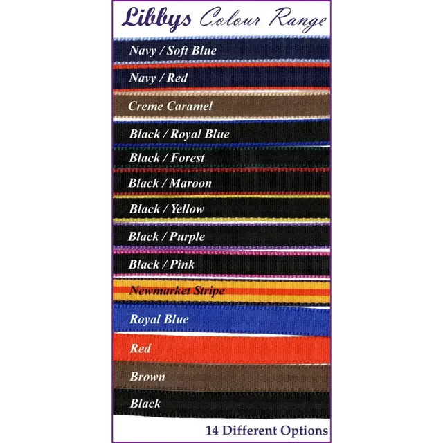 Driving Reins - One sided Rubber Grip Navy/Red 3m 