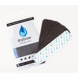 Black drybrow hat liners pack of ten slimline liners that fit discreetly inside hats absorbing sweat comfortably