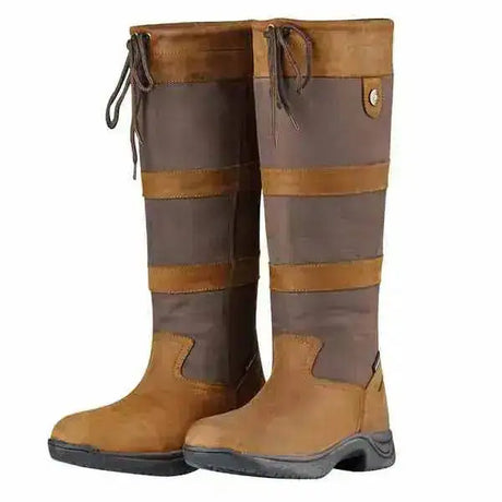 Dublin River Boots Waterproof Country Boots 111 - Dark Brown-40 EU / 6.5-REGULAR-Country Boots-Dublin-Barnstaple Equestrian Supplies Tack Shop