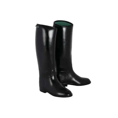Dublin Universal Short Extra Wide Black Adult Riding Boots-41 EU / 7-Long Riding Boots-Dublin-Barnstaple Equestrian Supplies Tack Shop