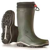 Dunlop Blizzard Green (36) 3 Green Wellington Boots