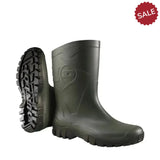 Dunlop Dee (37) 4 Green/Black Wellington Boots