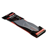 Black and red dunlop insoles comfort with gray cushioning designed as flat insoles for wellington boots arch support