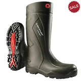 Dunlop Purofort Plus (36) 3 Green/Black Wellington Boots