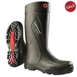 Dunlop Purofort Plus (36) 3 Green/Black Wellington Boots
