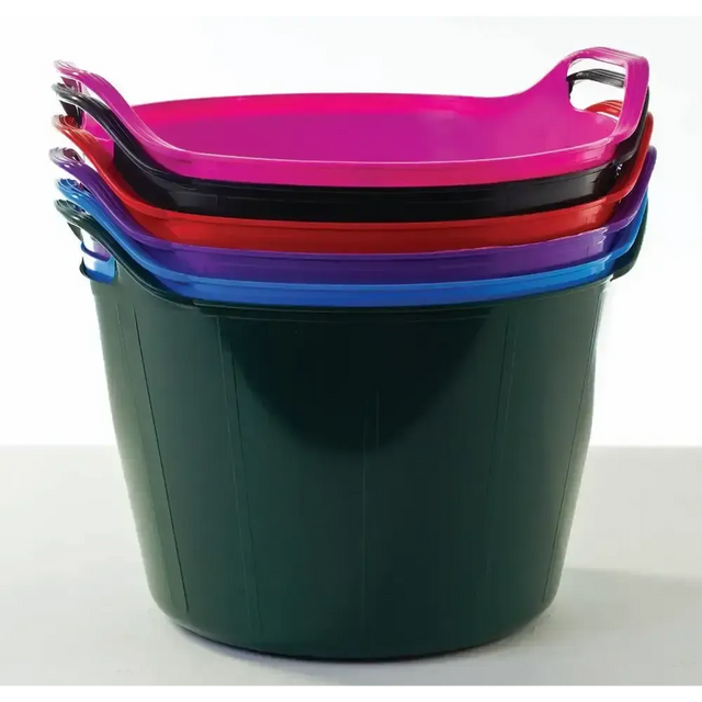 Easi Trug Flexible Feed Bucket 26 Litre Black Buckets & Bowls