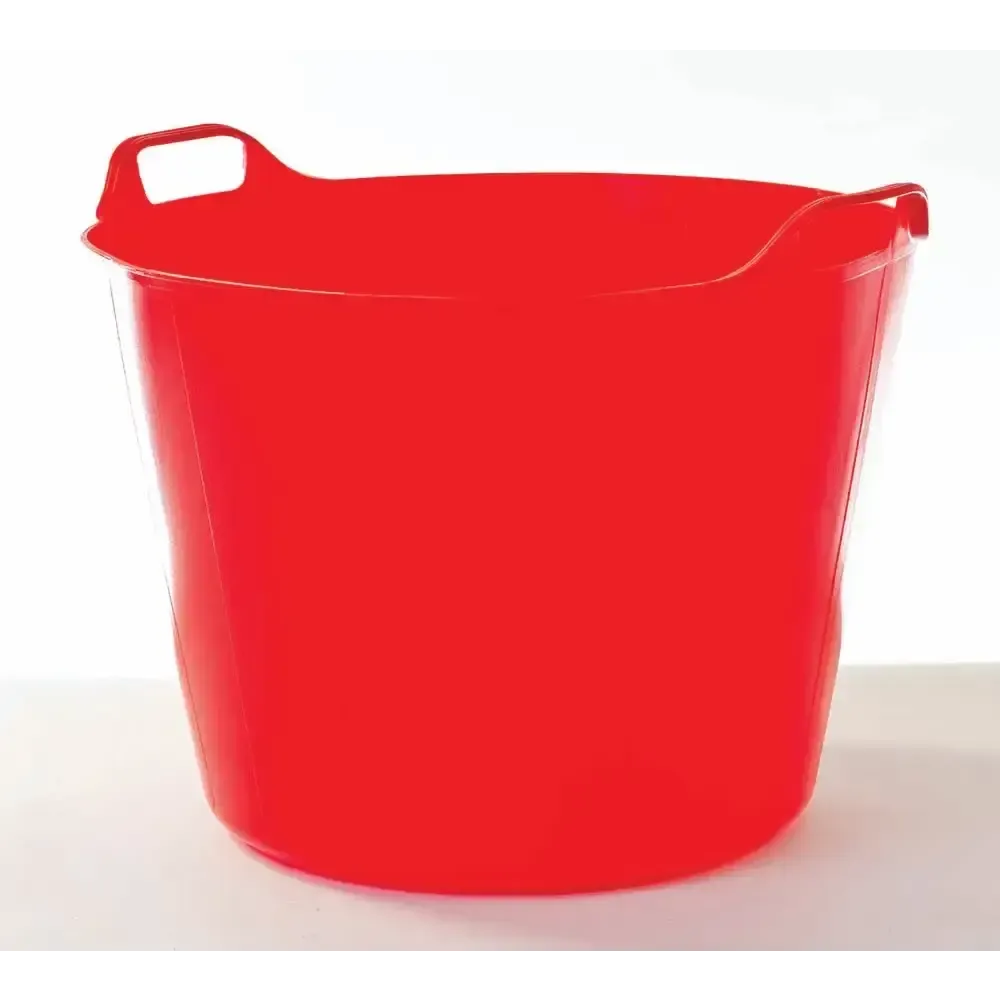 Easi Trug Flexible Feed Bucket 26 Litre Red Buckets & Bowls