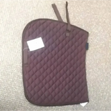 Elico Cotton Quilted Saddlecloths Brown Small Saddle Pads