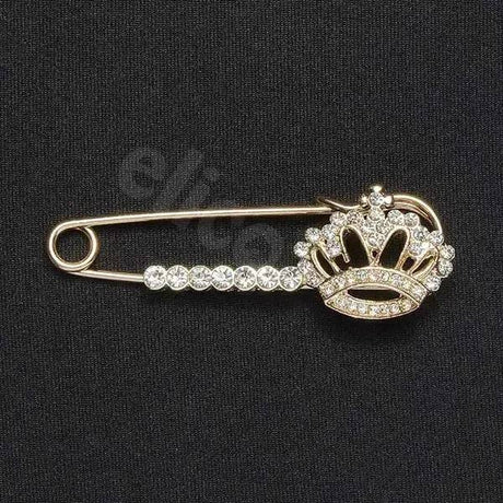Elico Crystal Crown Stock Pin Elico Competition Accessories Barnstaple Equestrian Supplies