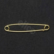 Elico gold plated stock pin with a sleek gold toned metal design and polished finish for a stylish finishing touch
