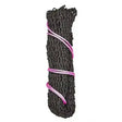 Black knitted rope wrapped with pink cord on elico little piggy small holed haynet black large for feeding