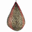 Red and green mesh elico newquay haynets with small holed haynet design and hanging loop for easy use