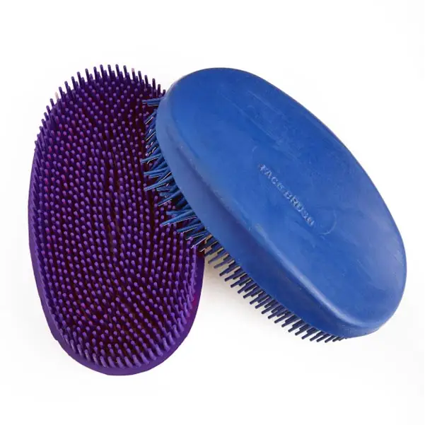 Elico Oval Face Brush Blue Face Brushes