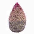A vibrant elico padstow haynet purple pink made from quality polypropylene woven mesh for hanging hay feeding