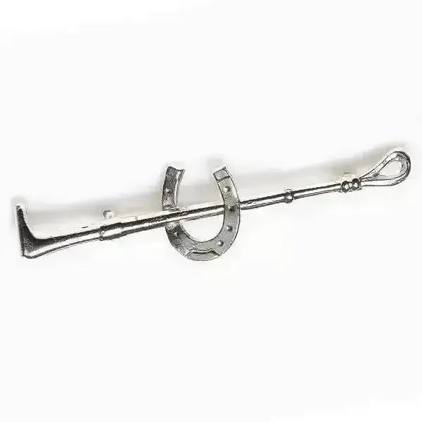 Elico Silver Horseshoe Stock Pin Stock Pin