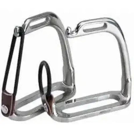 Elico Stainless Steel Peacock Stirrups Safety Irons 3 3/4 Peacock Stirrups