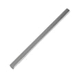 A sleek elico stock pin plain bar in polished chrome stainless steel with rounded edges for stock pin silver use