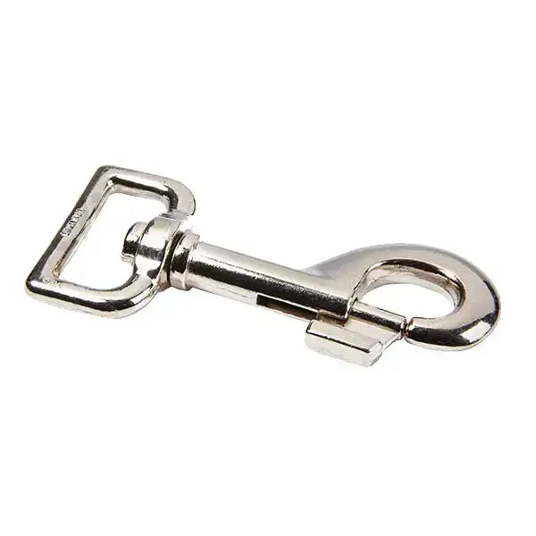 Silver-toned elico trigger clips metal dog leash clip with rectangular d-ring for horse rug clips and webbing straps