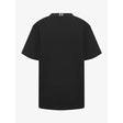 Black mens lemieux t-shirt with short sleeves and subtle striped detail at the neckline for young mens lemieux style