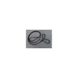 Black nylon lanyard with simple looped design for english leather showing leading rein figure 8 use