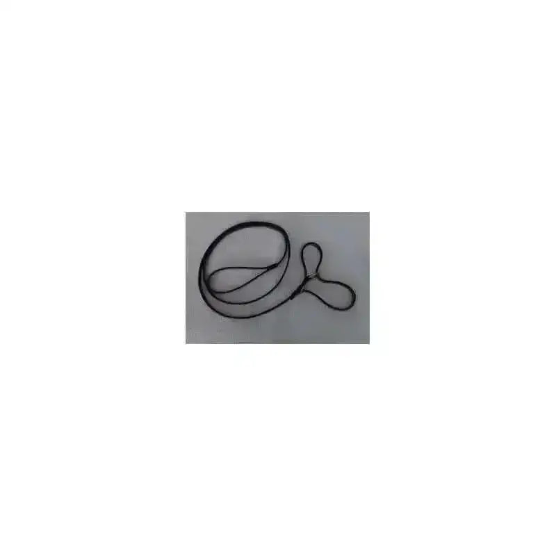 Black nylon lanyard with simple looped design for english leather showing leading rein figure 8 use