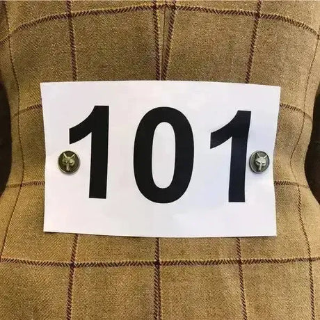 Equestch Foxhead Magnetic Competition Number Holders Gold Competition Accessories