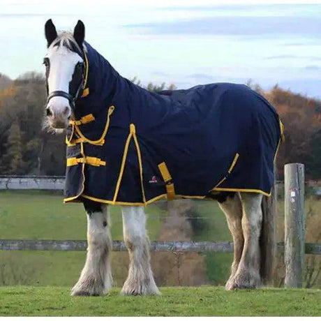 Equestrian King Combo Neck Medium Weight 200g Turnout Rugs 5'6 - (66&quot;) Equestrian King Turnout Rugs Barnstaple Equestrian Supplies